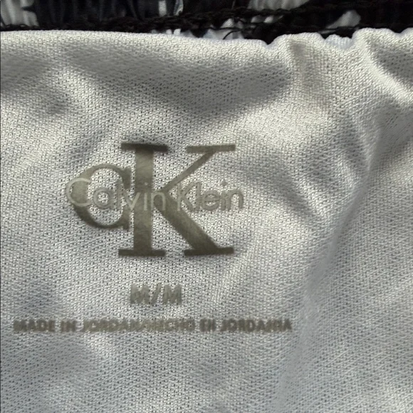 Calvin Klein Women's Athletic Shorts in Monochrome Pattern - Picture 3 of 4